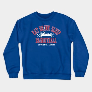 Eat Drink Sleep Kansas Basketball Crewneck Sweatshirt